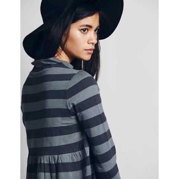 FREE PEOPLE Mod About It Grunge Babydoll Dress Top - Picture 3 of 8